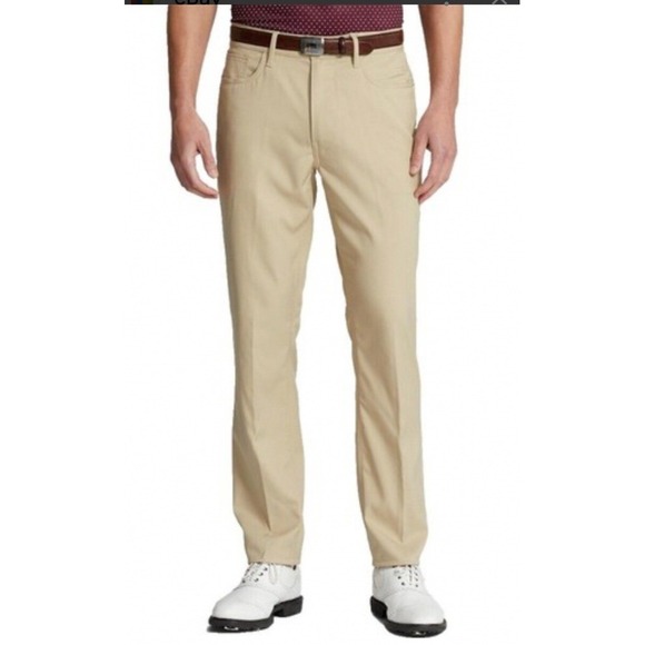 Betenly Other - Betenly Reno Mens Golf Pants Shell Beige Tangerine Size 38X31‎ NWT